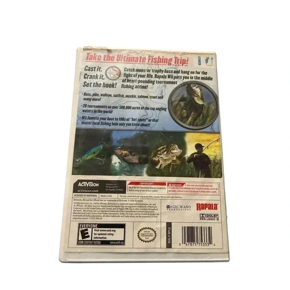 Rapala Tournament Fishing (Nintendo Wii, 2006) - Picture 2 of 4